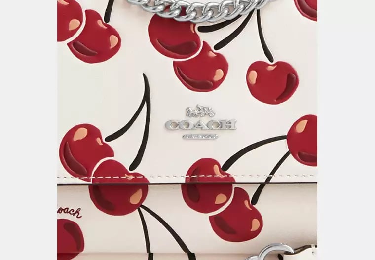 AUTHENTIC/ORIGINAL COACH Mini Klare Crossbody Bag With Cherry Print