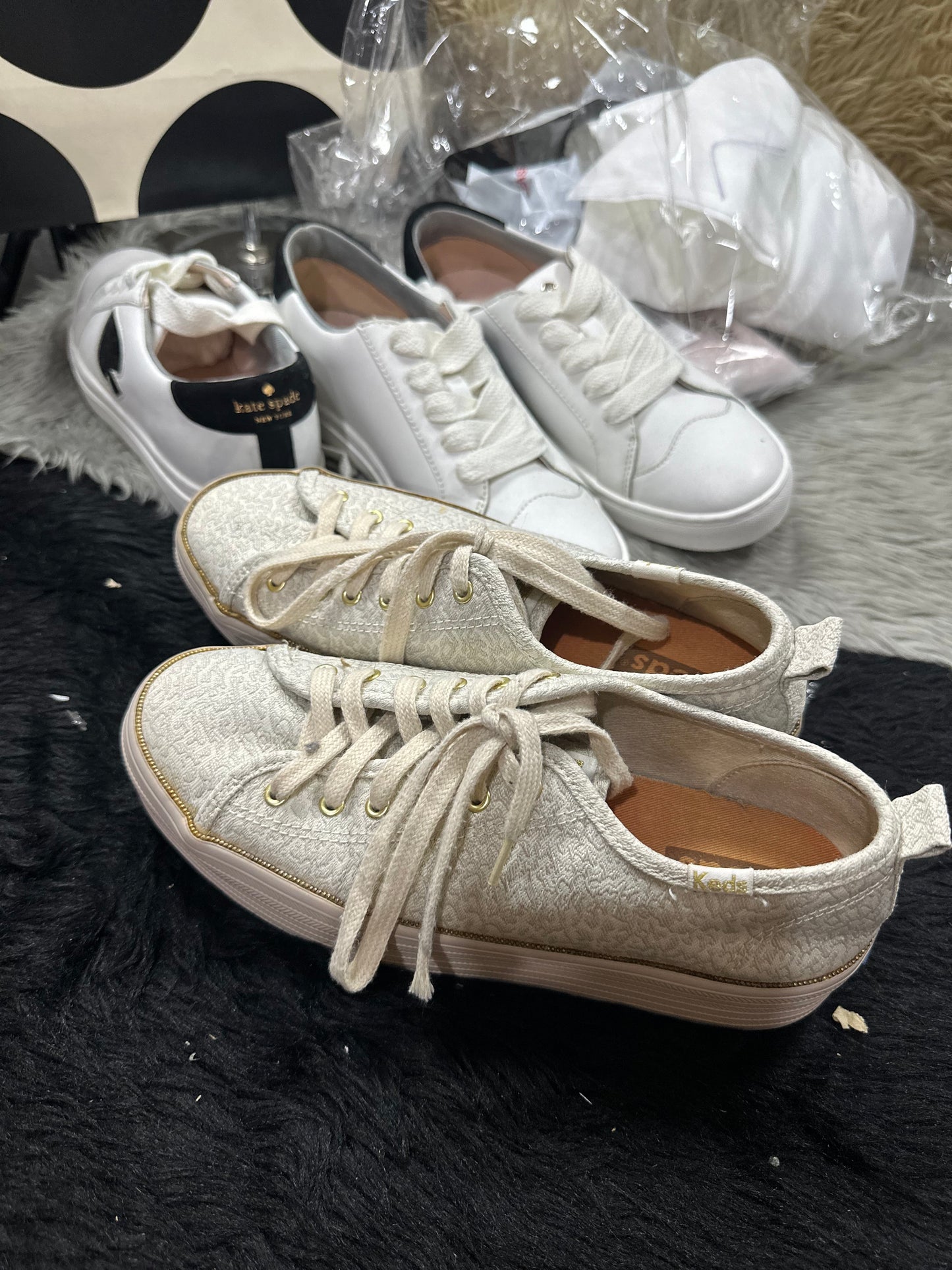 SALE! ❤️ AUTHENTIC/ORIGINAL Keds Preloved Triple Up Decker Off White Shoes Size 6 ONLY