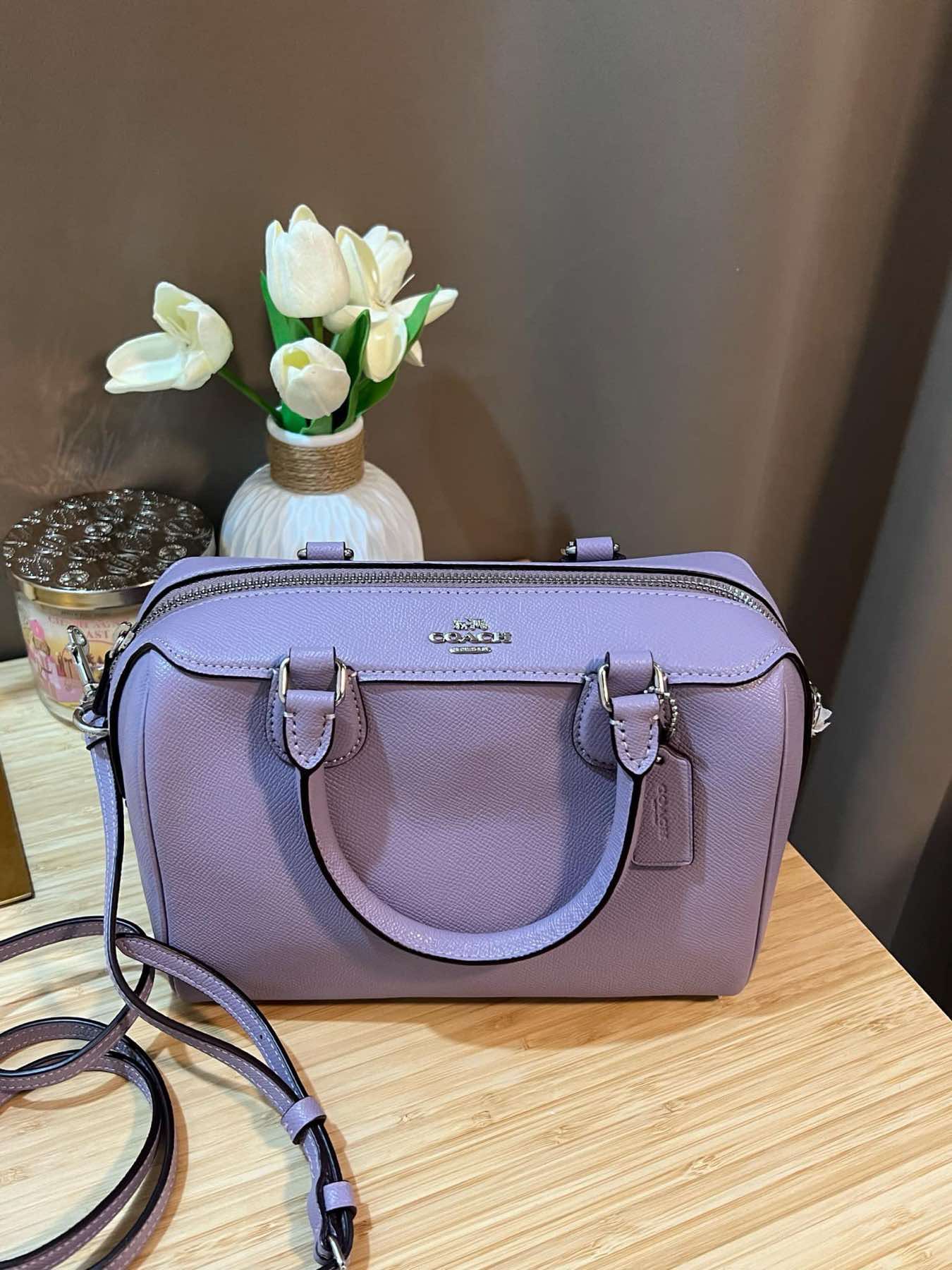 AUTHENTIC/ORIGINAL Coach RARE Mini Bennett Satchel Bag Purple Lilac