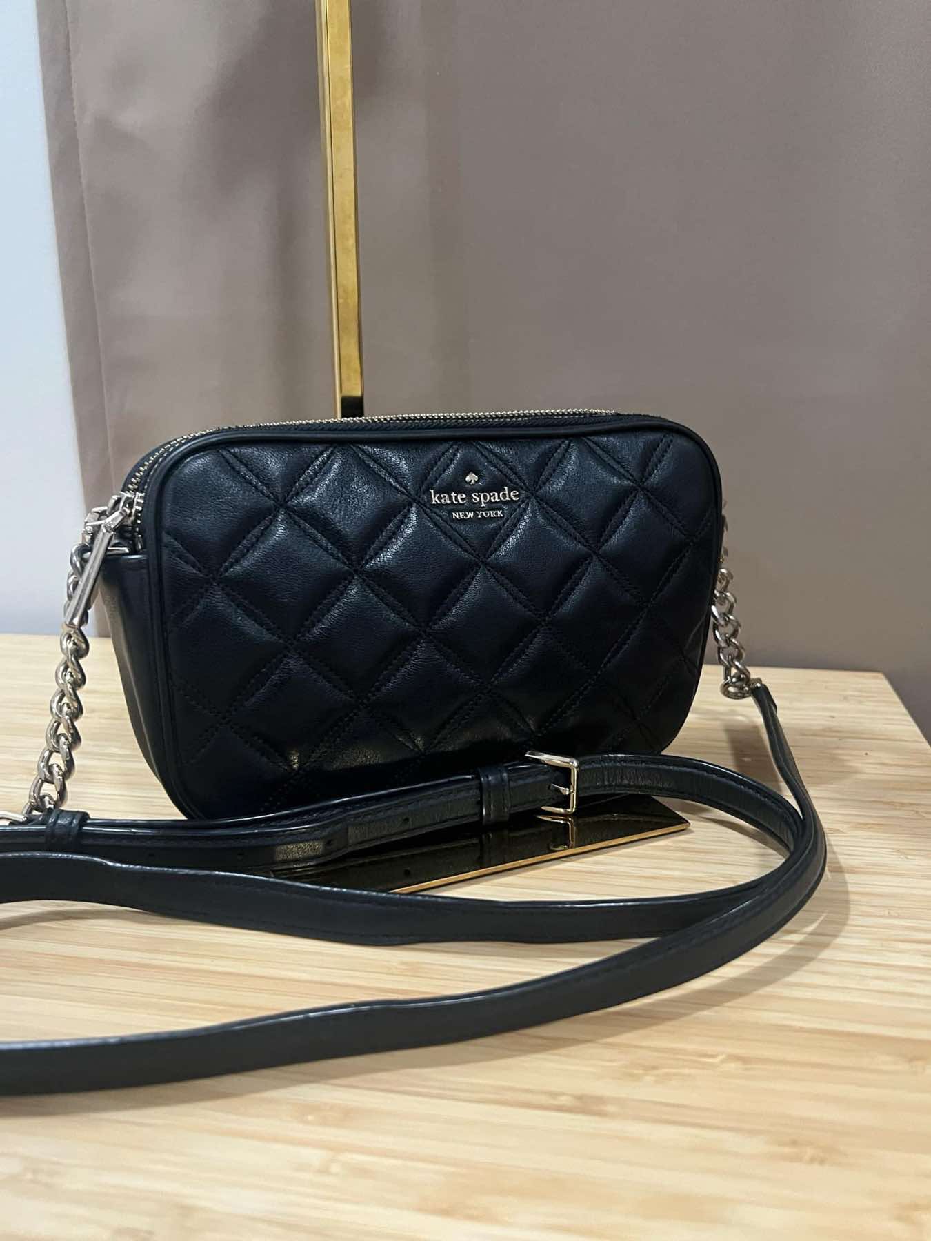 AUTHENTIC/ORIGINAL Preloved KateSpade KS Jae Medium Nylon Hobo Shoulder Bag Black