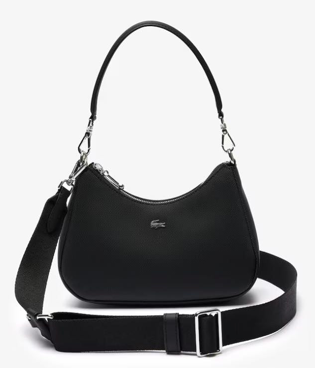 AUTHENTIC/ORIGINAL Lac0st Women's Daily City Shoulder Bag Black