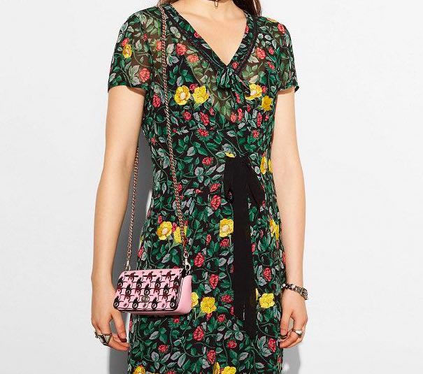 AUTHENTIC/ORIGINAL Coach Retail RARE Link Dinker Colorblock Yellow Mini Bag