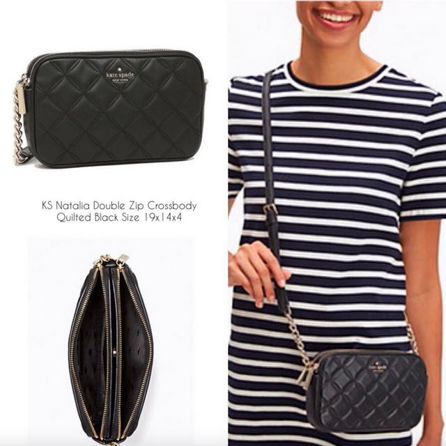 AUTHENTIC/ORIGINAL Preloved KateSpade KS Jae Medium Nylon Hobo Shoulder Bag Black