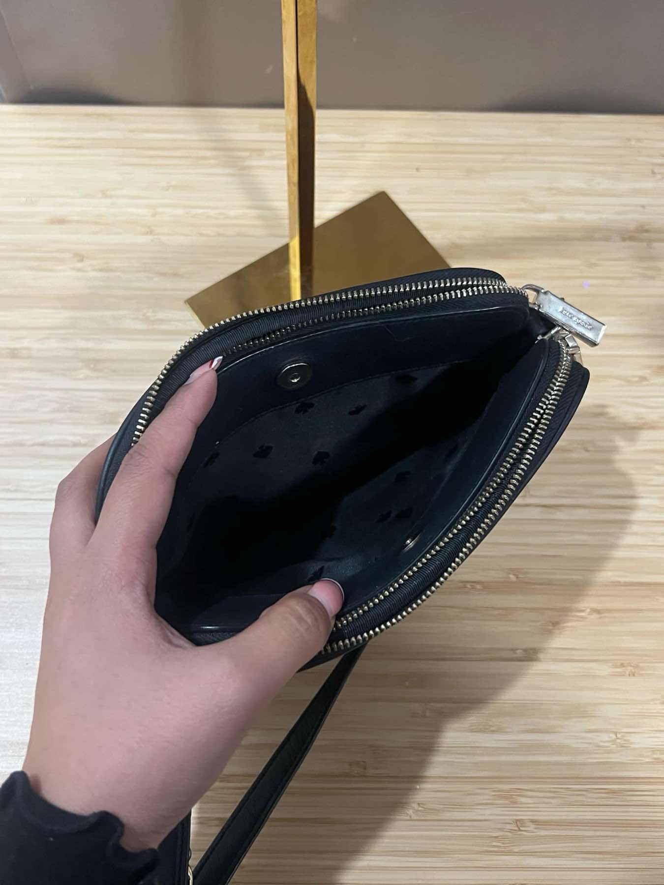 AUTHENTIC/ORIGINAL Preloved KateSpade KS Jae Medium Nylon Hobo Shoulder Bag Black