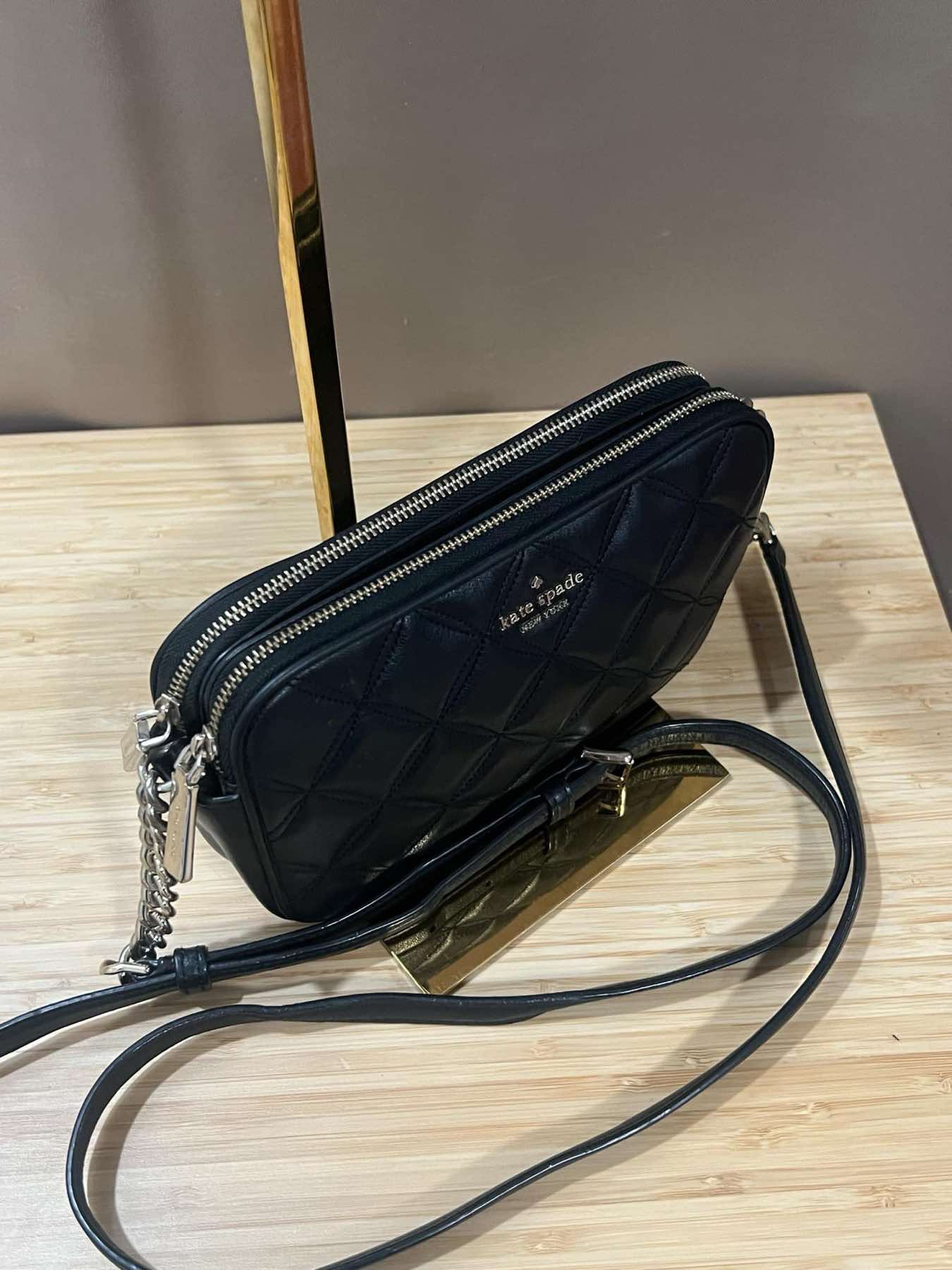 AUTHENTIC/ORIGINAL Preloved KateSpade KS Jae Medium Nylon Hobo Shoulder Bag Black