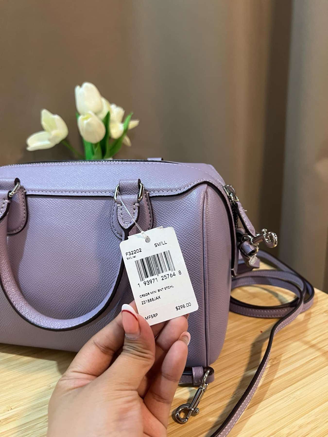 AUTHENTIC/ORIGINAL Coach RARE Mini Bennett Satchel Bag Purple Lilac