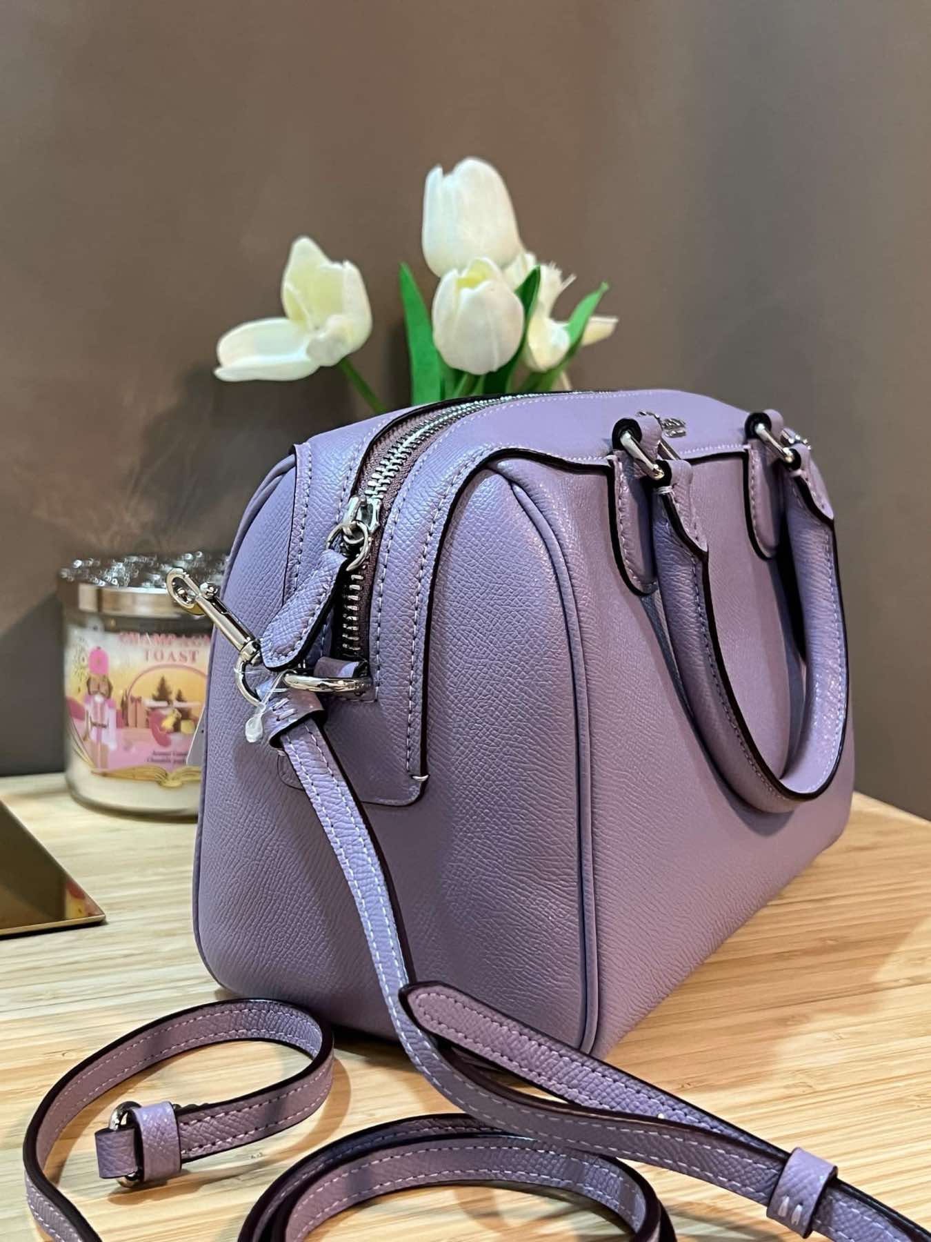 AUTHENTIC/ORIGINAL Coach RARE Mini Bennett Satchel Bag Purple Lilac