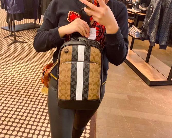 AUTHENTIC/ORIGINAL Preloved Coach Graham Pack Men's Body Bag