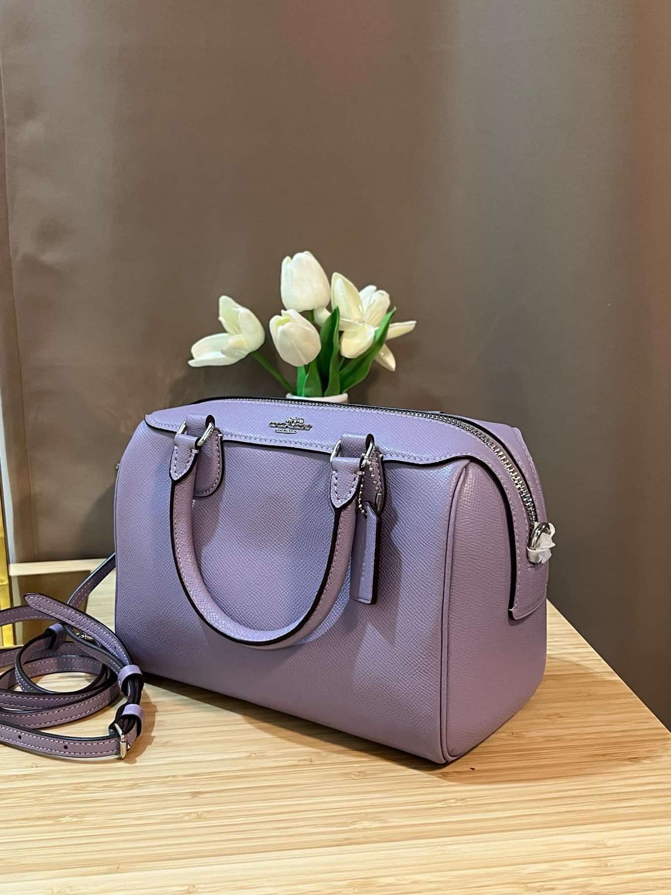 AUTHENTIC/ORIGINAL Coach RARE Mini Bennett Satchel Bag Purple Lilac