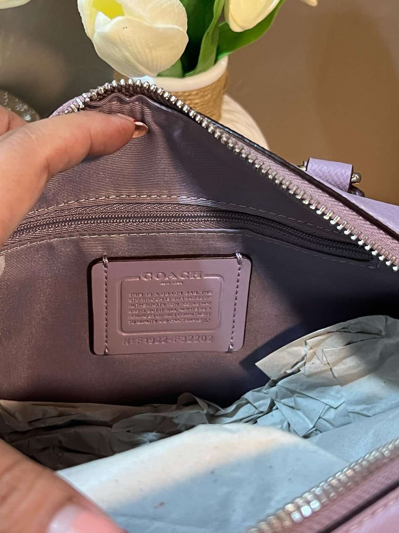 AUTHENTIC/ORIGINAL Coach RARE Mini Bennett Satchel Bag Purple Lilac