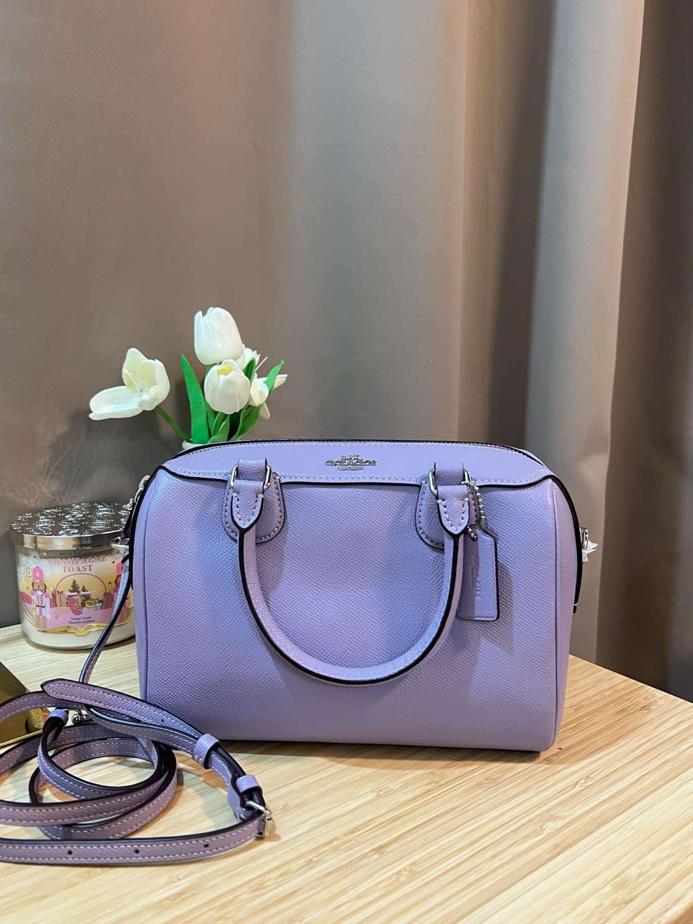 AUTHENTIC/ORIGINAL Coach RARE Mini Bennett Satchel Bag Purple Lilac