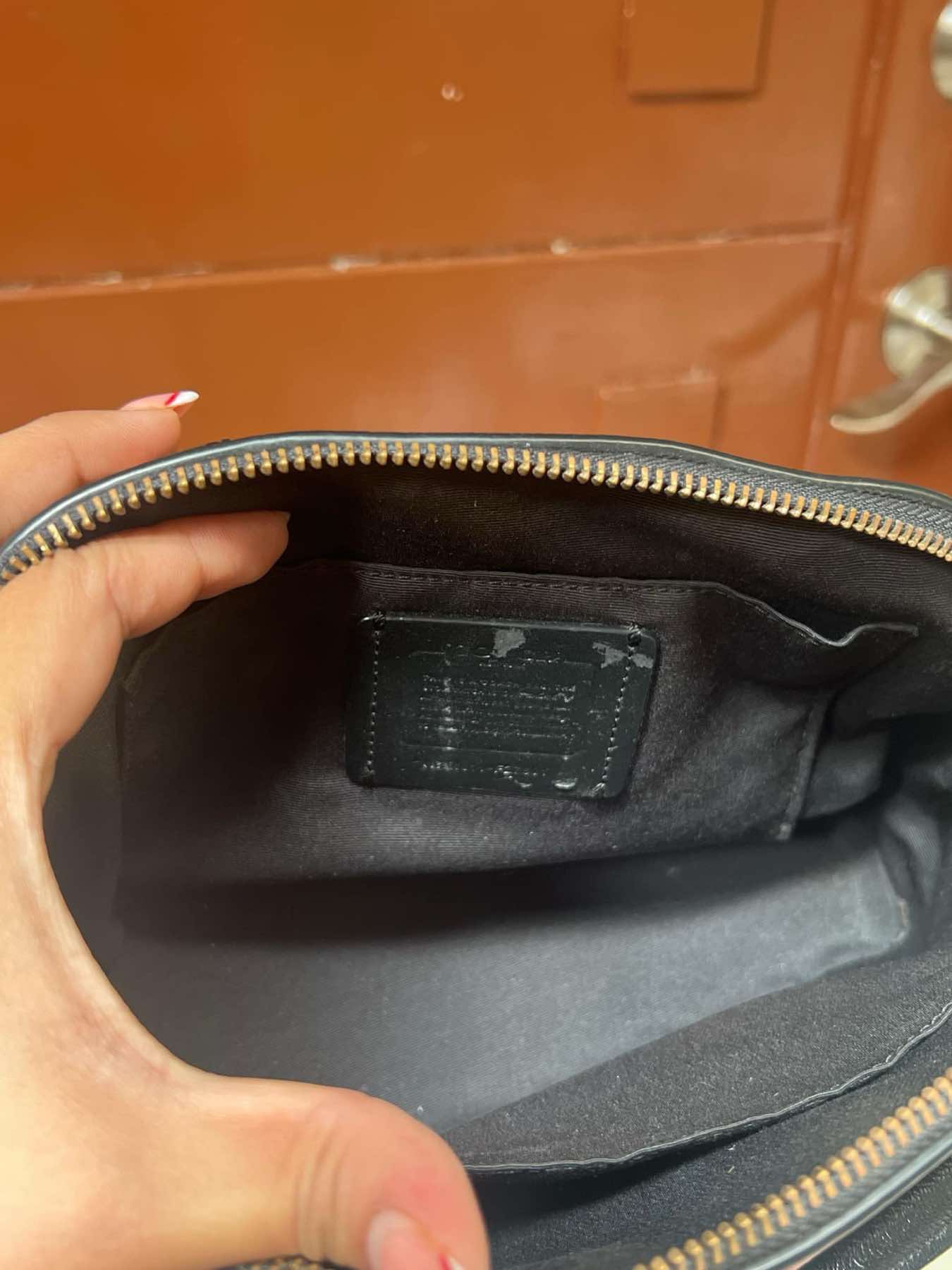 AUTHENTIC/ORIGINAL Preloved Coach RARE Mini Sierra Satchel Black Bag
