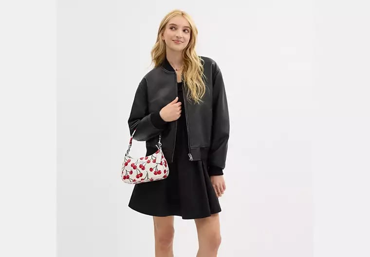 AUTHENTIC/ORIGINAL COACH Teri Shoulder Bag With Cherry Print