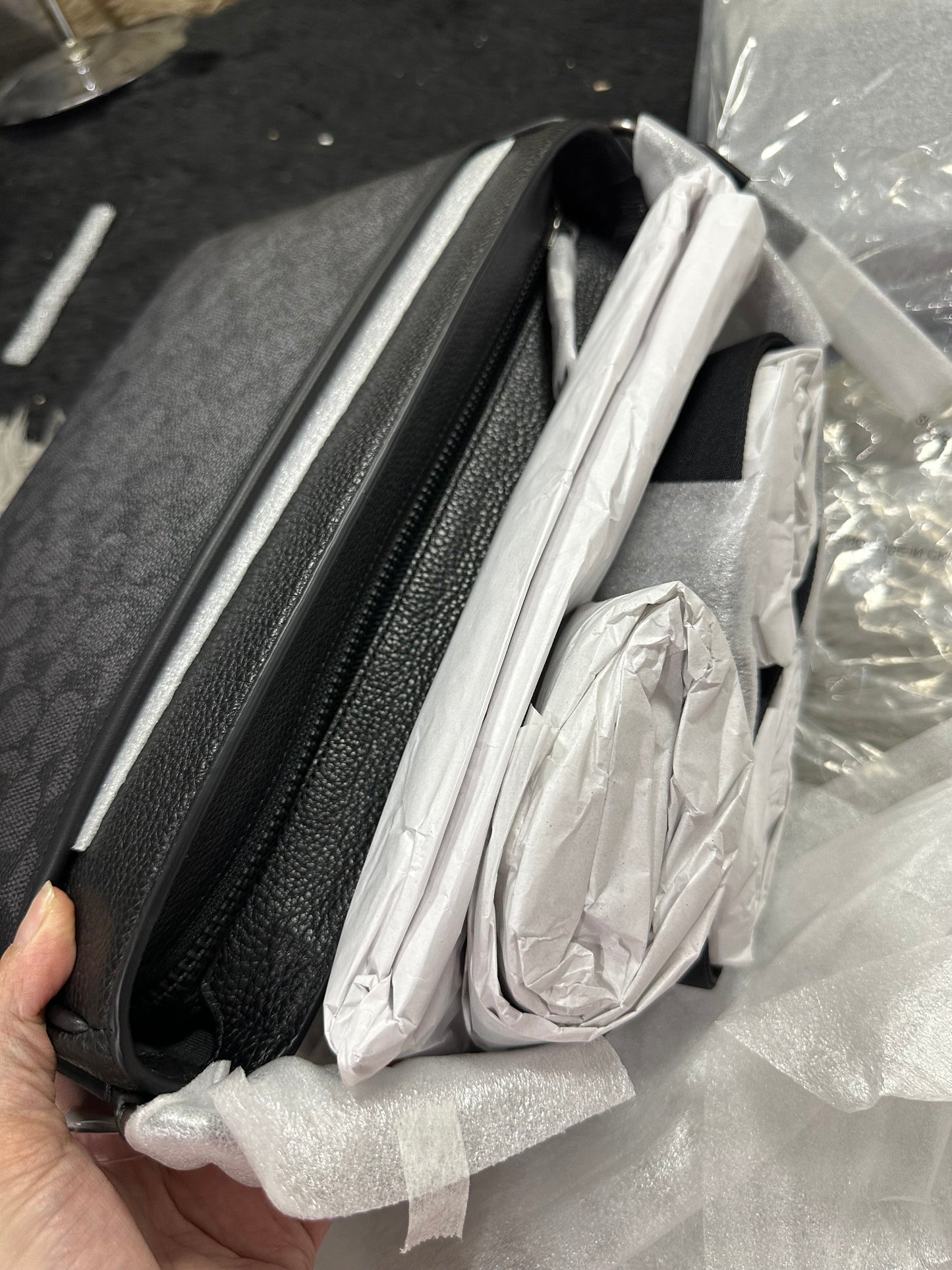 AUTHENTIC/ORIGINAL Coach District Crossbody Bag In Signature Canvas