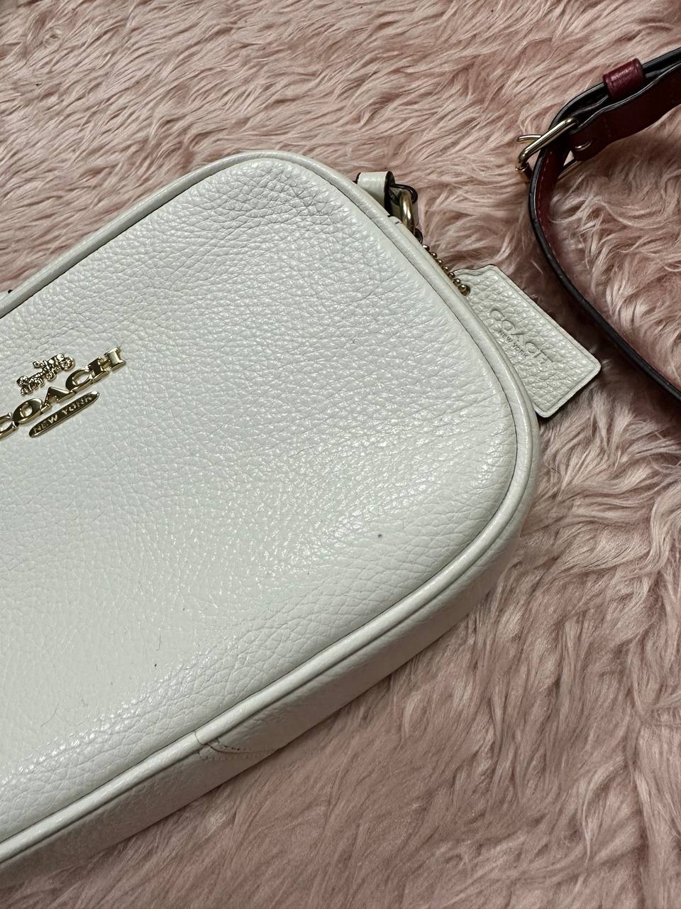 ORIG & IMPORTED COACH Mini Jamie Camera White Bag