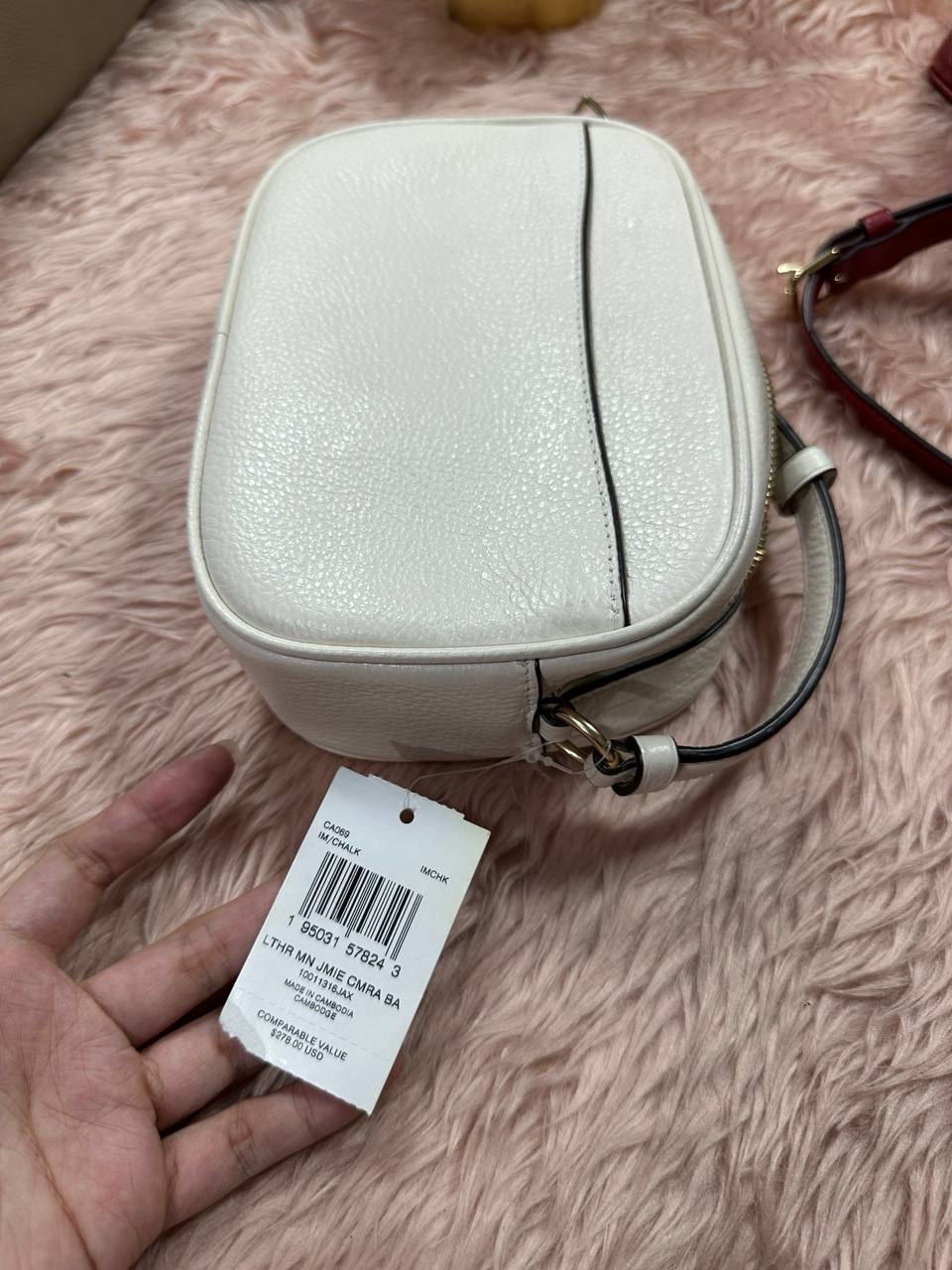 ORIG & IMPORTED COACH Mini Jamie Camera White Bag
