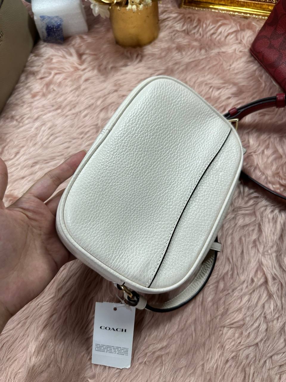 ORIG & IMPORTED COACH Mini Jamie Camera White Bag
