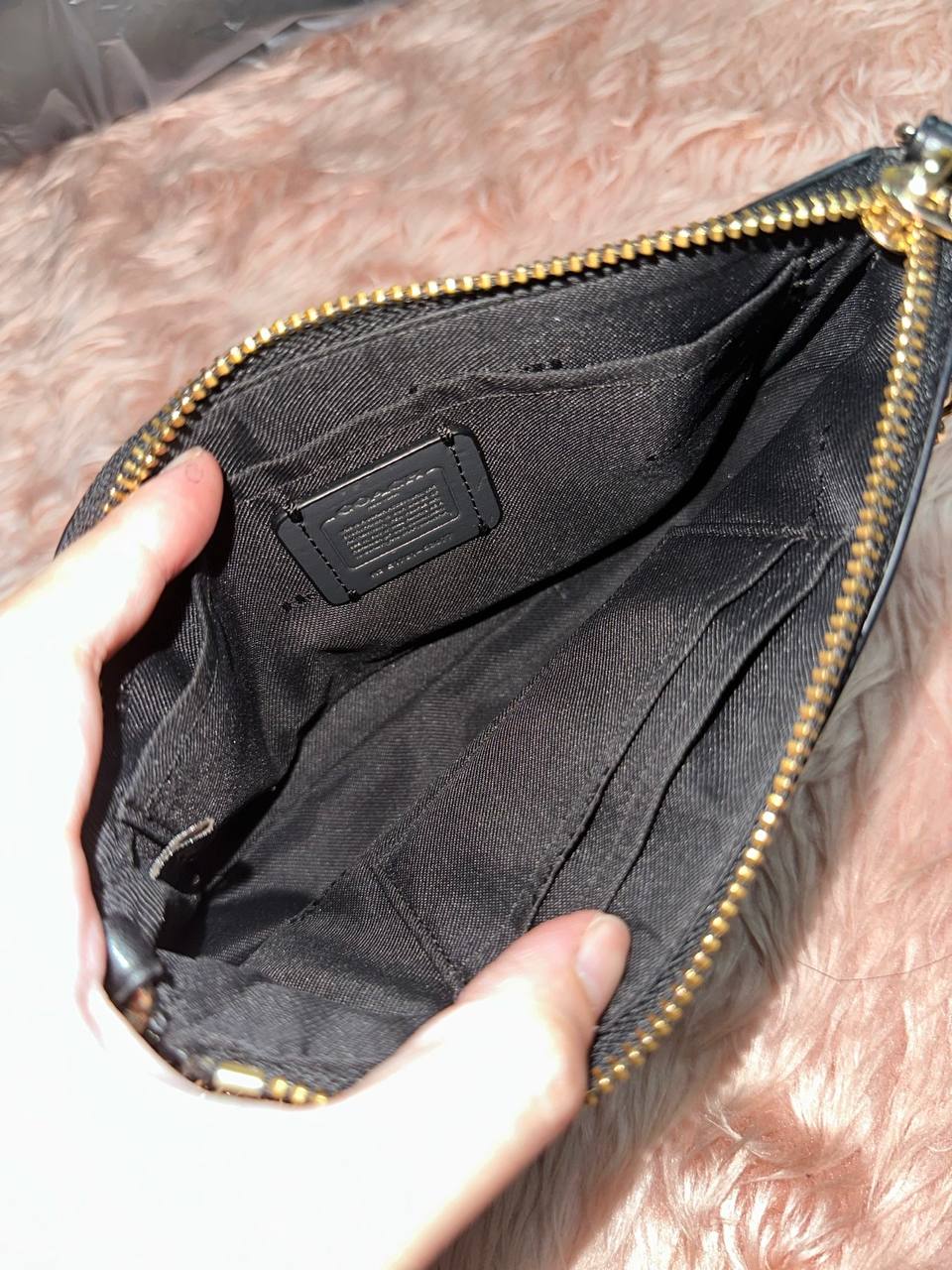 ORIG Preloved COACH RARE Nolita 19 Shoulder Small Black Chain Bag