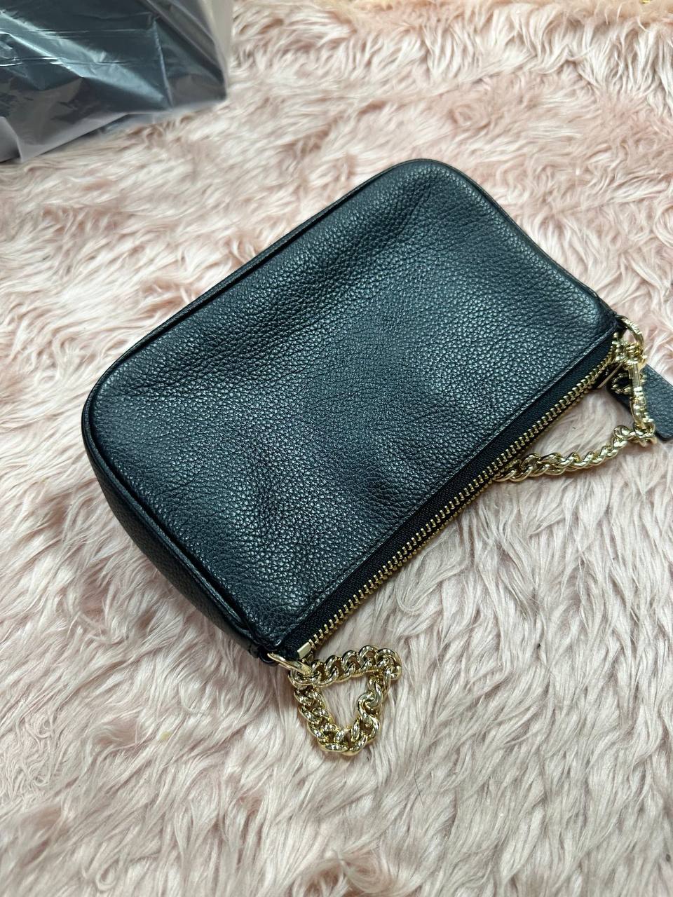 ORIG Preloved COACH RARE Nolita 19 Shoulder Small Black Chain Bag