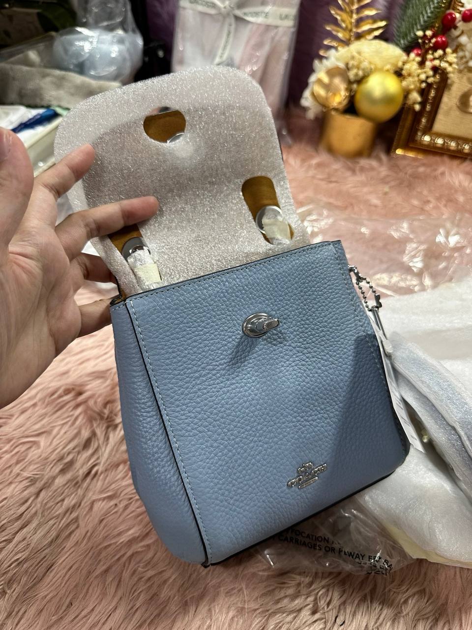 ORIG & IMPORTED COACH Convertible Mini Backpack Blue Small Bag