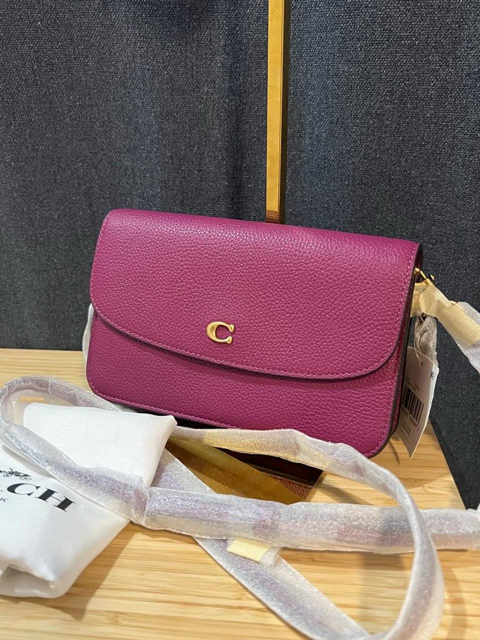 ORIG & IMPORTED COACH Retail Hayden Crossbody Deep Plum Dark Pink Small Bag
