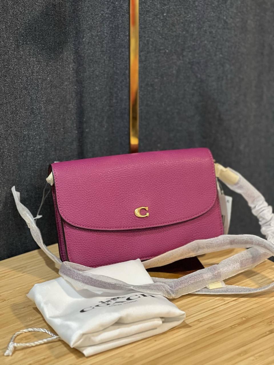 ORIG & IMPORTED COACH Retail Hayden Crossbody Deep Plum Dark Pink Small Bag