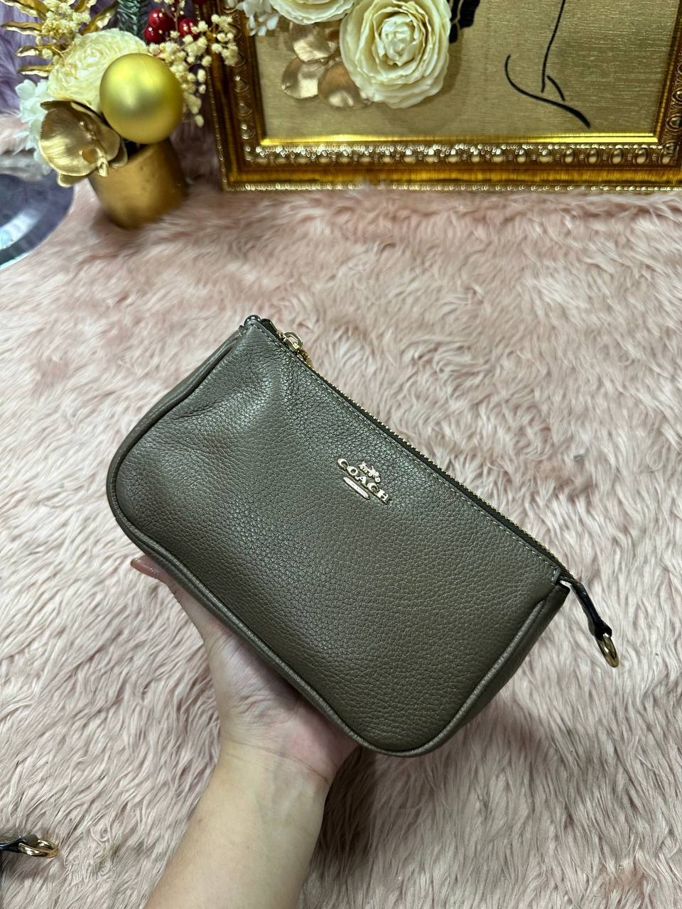 ORIG & IMPORTED COACH Nolita 19 Small Brown Dark Stone Bag