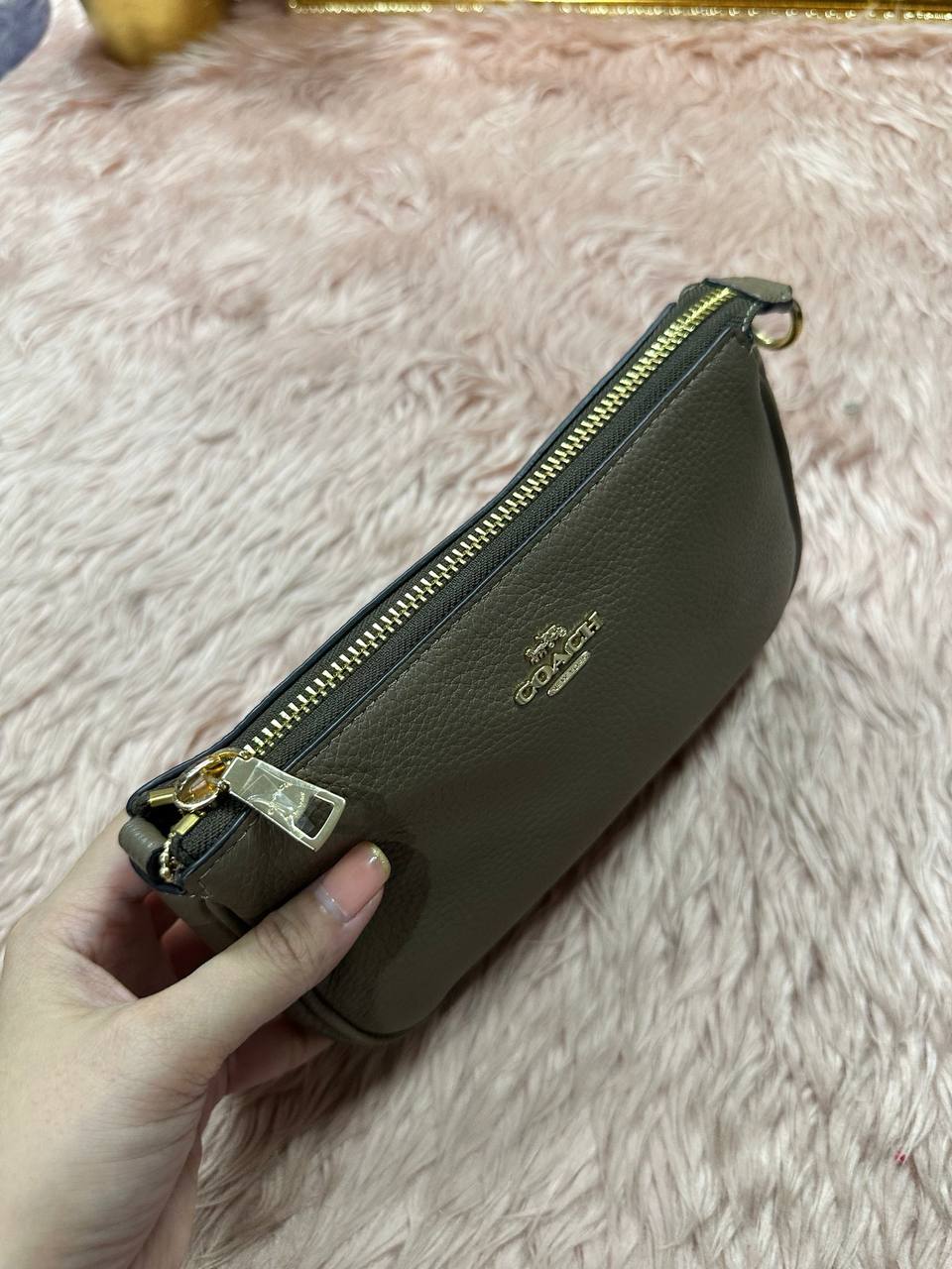 ORIG & IMPORTED COACH Nolita 19 Small Brown Dark Stone Bag