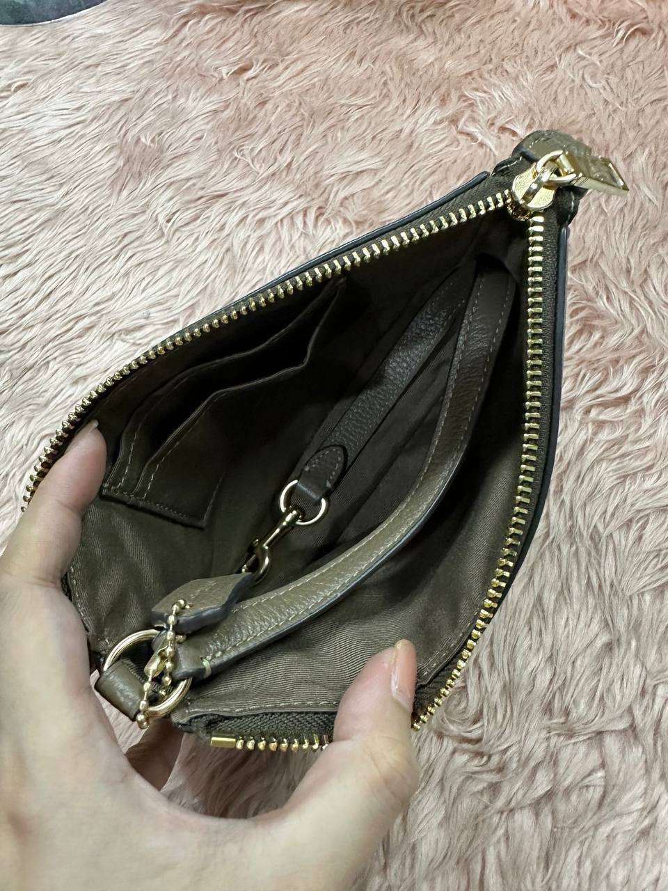 ORIG & IMPORTED COACH Nolita 19 Small Brown Dark Stone Bag