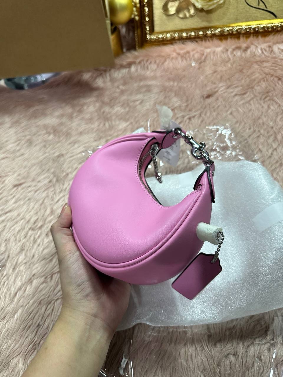 ORIG & IMPORTED COACH Jonie Micro Crossbody Mini Bag Vivid Pink