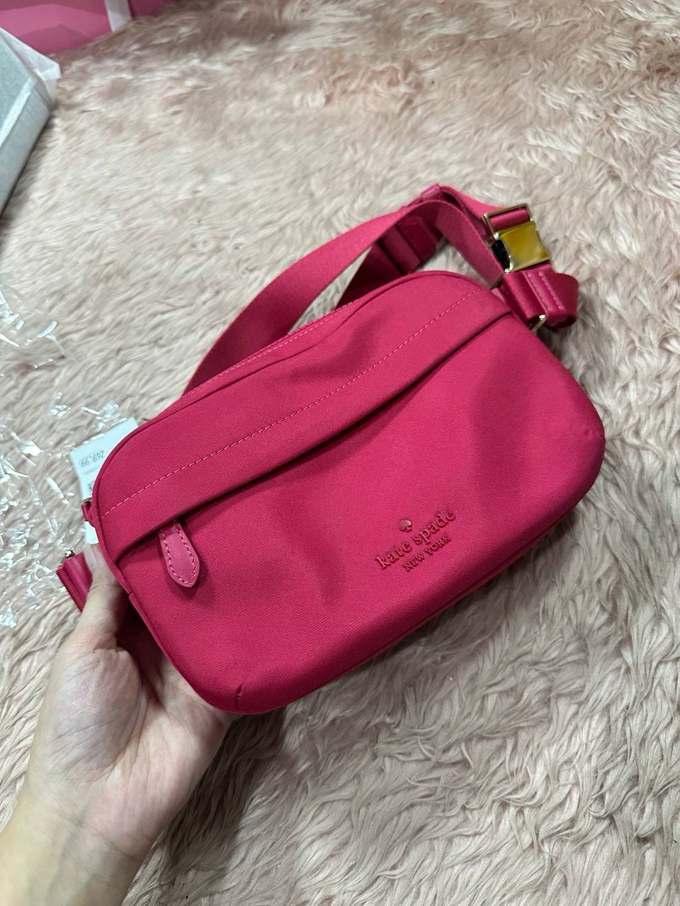 ORIG & IMPORTED Kate Spade KS Chelsea Red Belt Bag Nylon