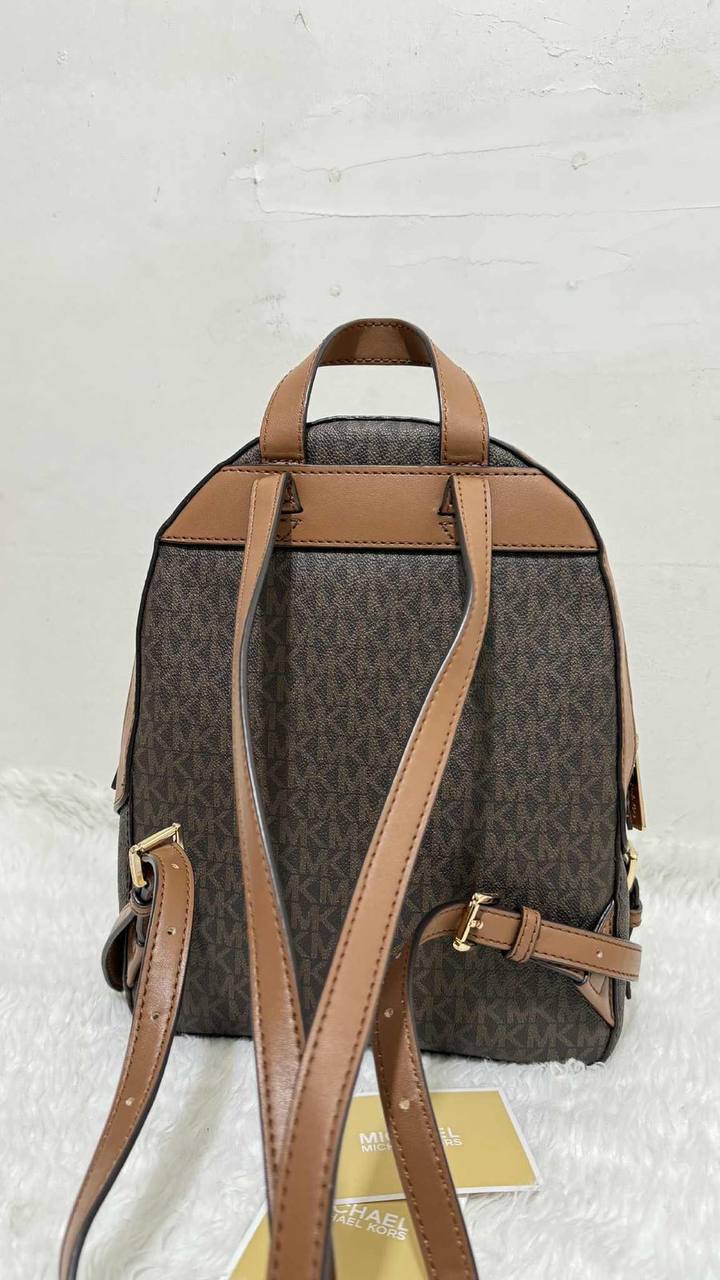ORIG Preloved Michael Kors MK Jaycee Medium Brown Backpack Bag