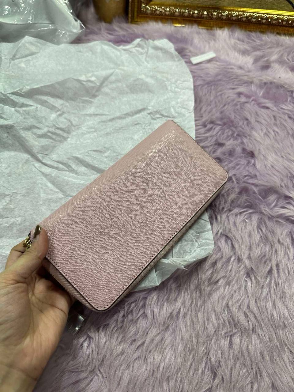 ORIG & IMPORTED Coach Continental Long Pink Wallet Wristlet