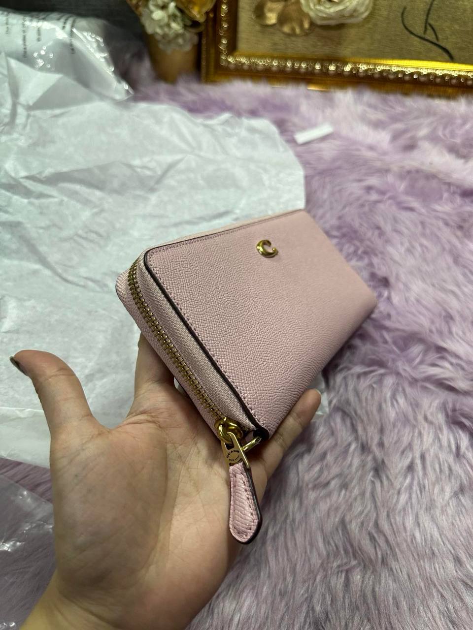 ORIG & IMPORTED Coach Continental Long Pink Wallet Wristlet