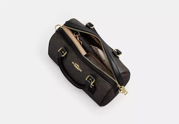 AUTHENTIC/ORIGINAL COACH Rowan Satchel Bag With Butterfly Print