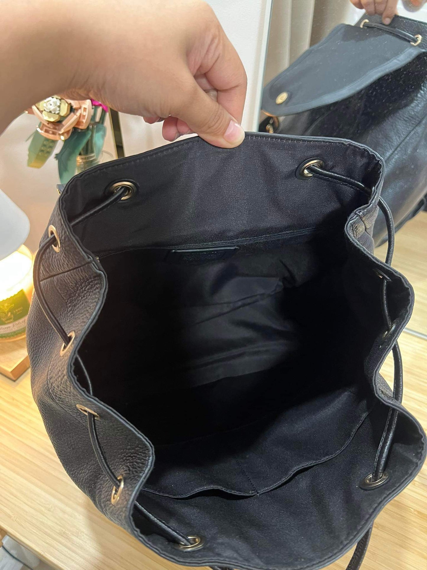 AUTHENTIC/ORIGINAL Preloved Coach Pennie Backpack Black Bag