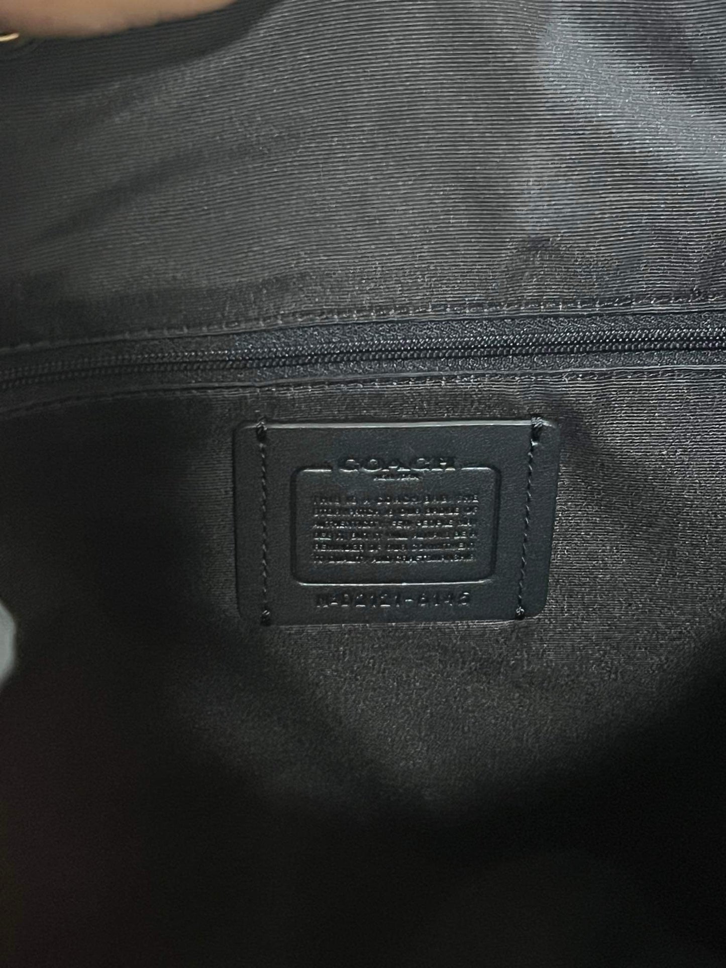 AUTHENTIC/ORIGINAL Preloved Coach Pennie Backpack Black Bag