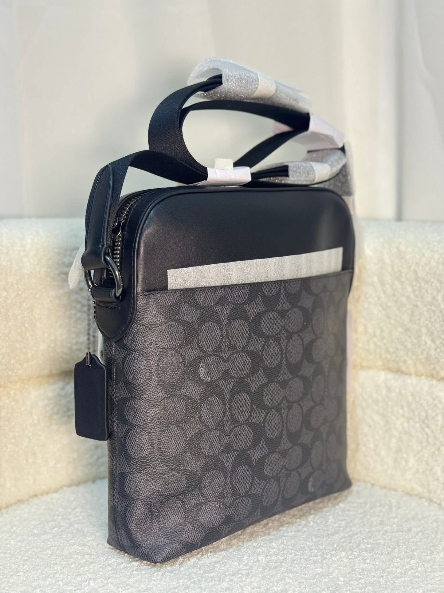 ORIG & IMPORTED CCH Houston Flight Men’s Bag In Signature Canvas Black