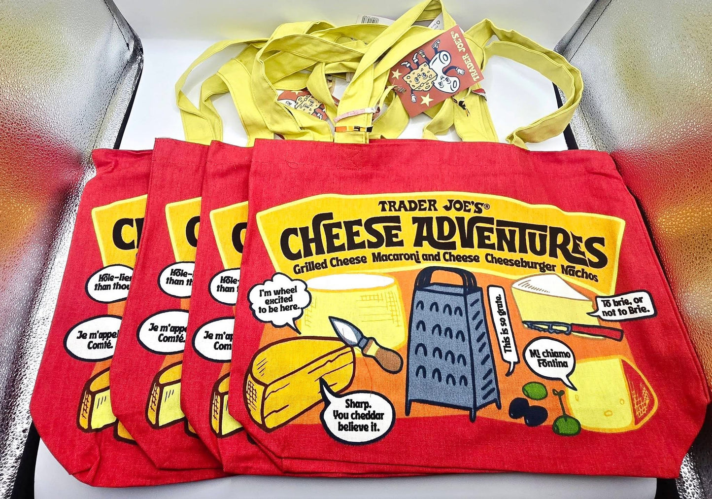 ORIG & IMPORTED NEW Trader Joe’s Canvas Large Tote Bag Reusable