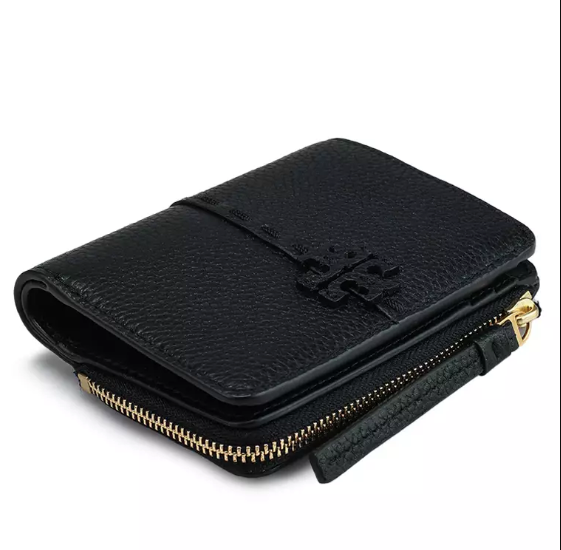 AUTHENTIC/ORIGINAL Tory Burch McGraw Bifold Wallet Black AUTHENTIC/ORIGINAL Tory Burch McGraw Bifold Wallet Black