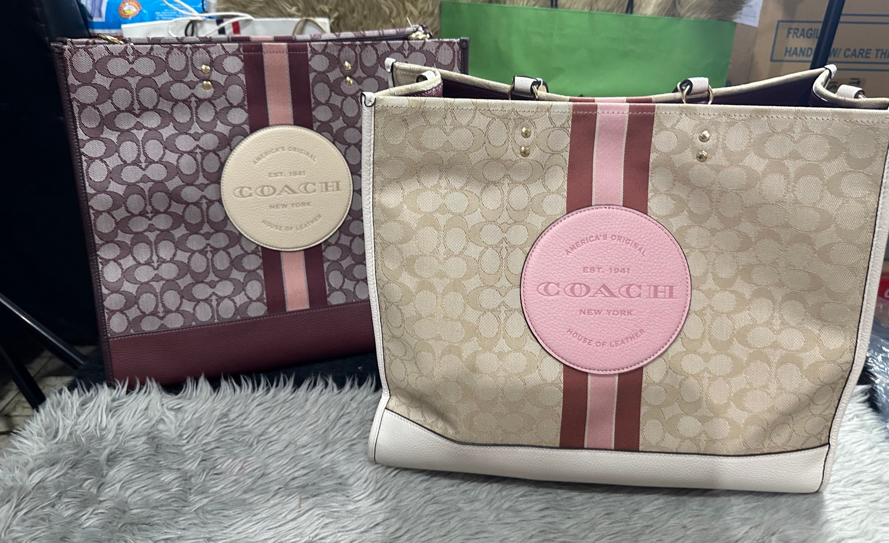 Coach dempsey outlet tote