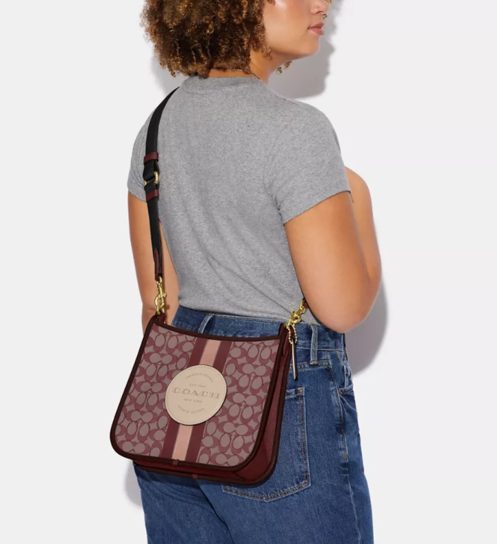 Coach signature file bag shop