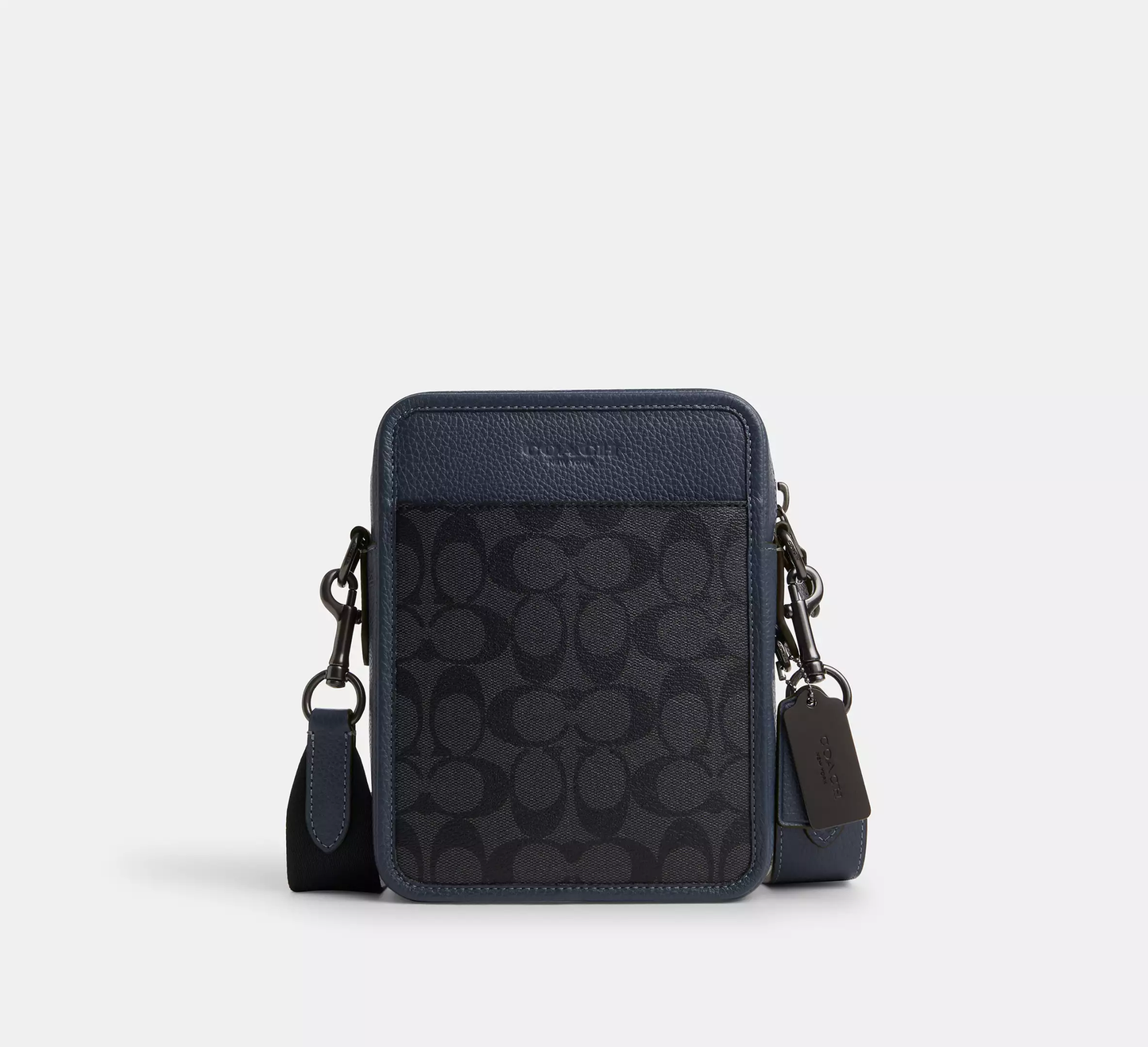 AUTHENTIC/ORIGINAL Coach Sullivan Crossbody In Colorblock Signature Canvas Blue