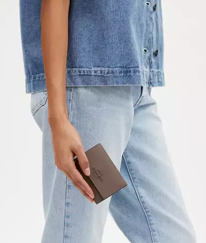 AUTHENTIC/ORIGINAL Coach Micro Small Trifold Wallet