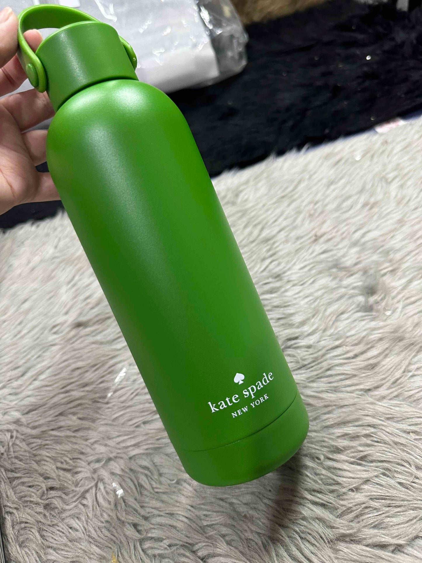 AUTHENTIC/ORIGINAL KateSpade KS Water Bottle Green