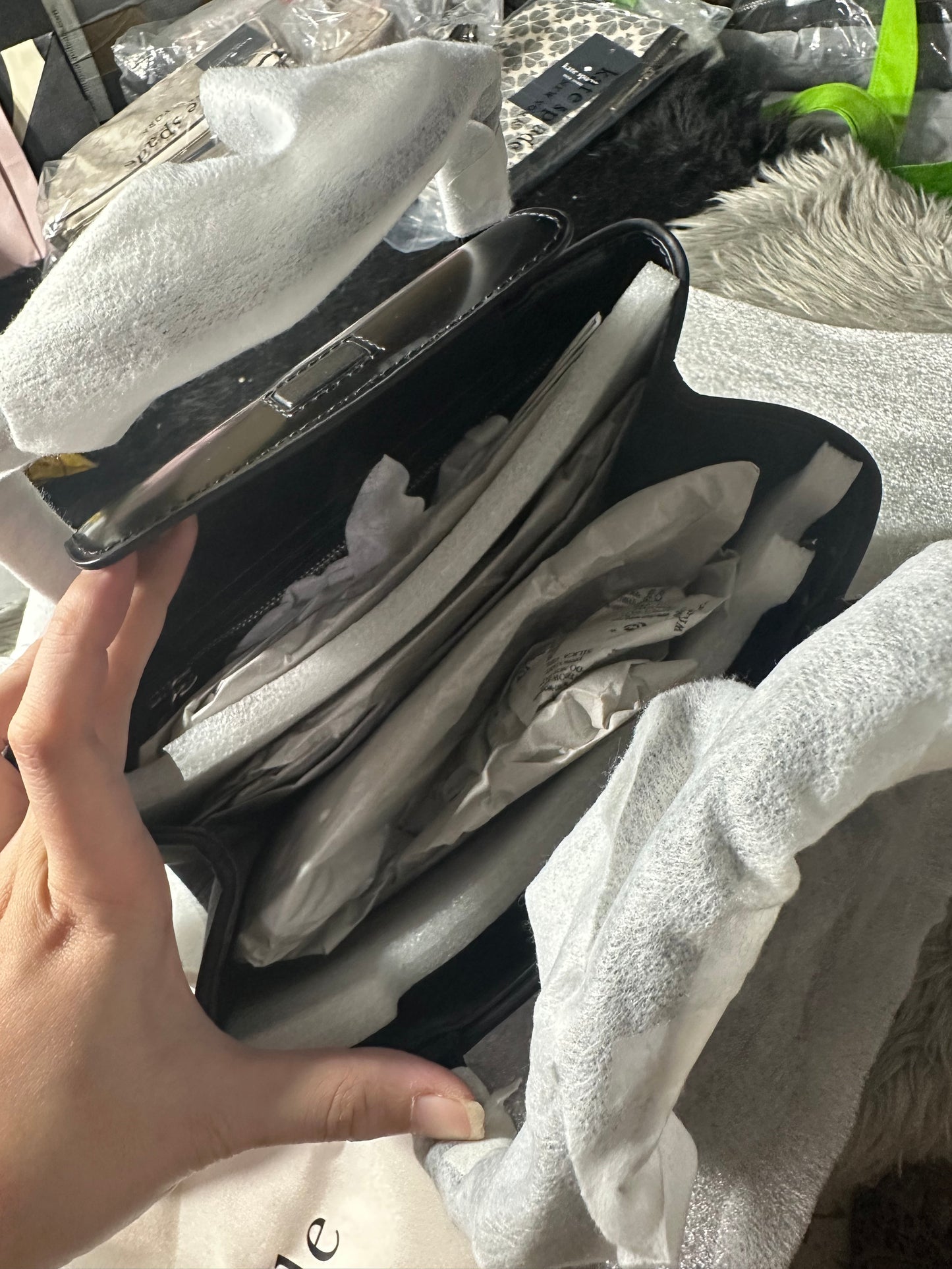 AUTHENTIC/ORIGINAL KateSpade KS Retail Sam Icon KSNYL Nylon Small Tote Black Bag