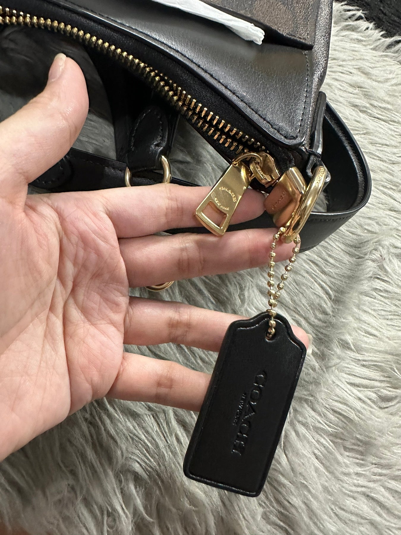 AUTHENTIC/ORIGINAL Preloved Coach Georgie Hobo Bag In Signature Canvas Brown