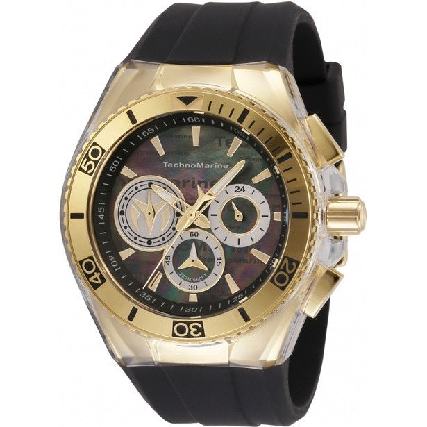 AUTHENTIC/ORIGINAL TechnoMarine Cruise California Men's Watch Mother of Pearl & Oyster Dial 46.65mm (TM-120025)