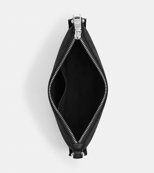 AUTHENTIC/ORIGINAL Coach Pace Slim Crossbody Bag In Signature Jacquard Black