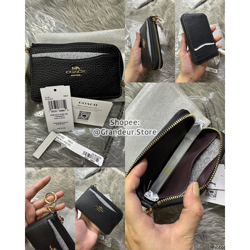 SALE! ❤️ AUTHENTIC/ORIGINAL COACH Multifunction Card Case Small Wallet Coin Purse